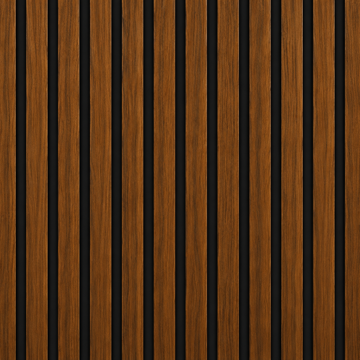 SlatHaus Signature Walnut Acoustic Wall Panel 270 × 110 cm