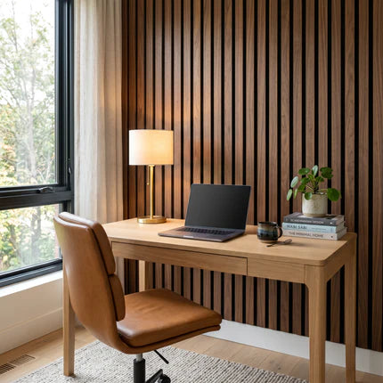 SlatHaus Signature Walnut Acoustic Wall Panel 270 × 110 cm